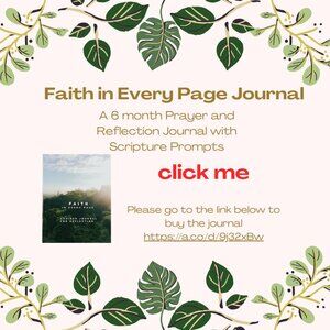 Faith in Every Page: A 6 month Prayer and Reflection Journal with